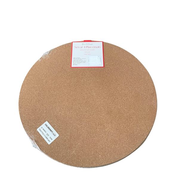 New Thick Round Summer WATERMELON Slice Placemats W/ Cork Backing 15in Set of 4 - Picture 5 of 9